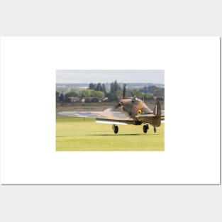 RAF Hurricane landing Posters and Art